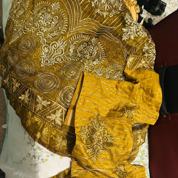 Eid outfit Organza Saree with size 37 blouse brand new - Picture 15 of 16